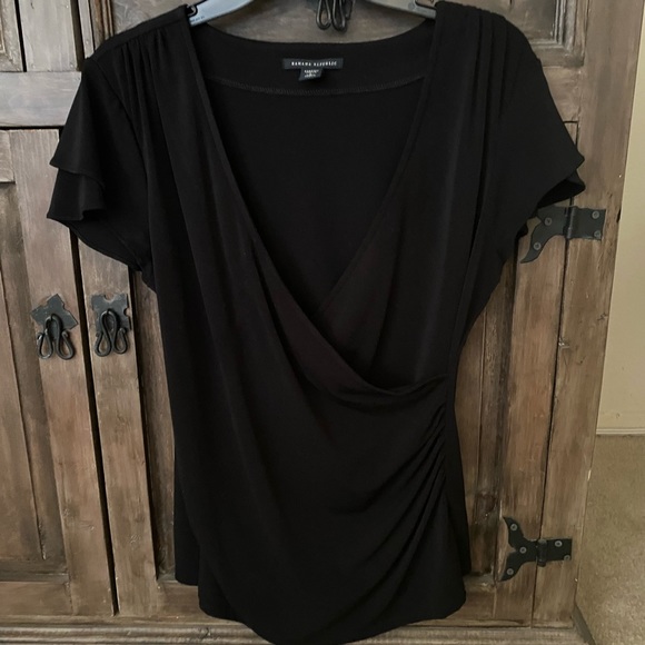 Banana Republic Tops - Banana Republic Faux Wrap Short Sleeved Top